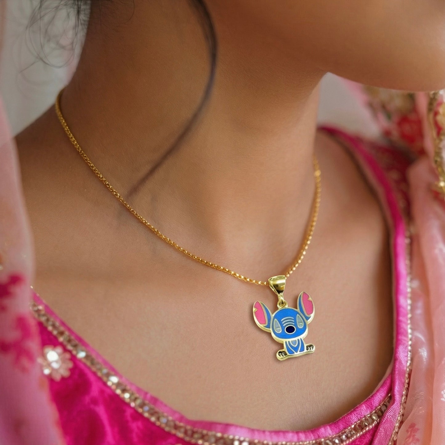 Dije Stich Infantil Oro 14k