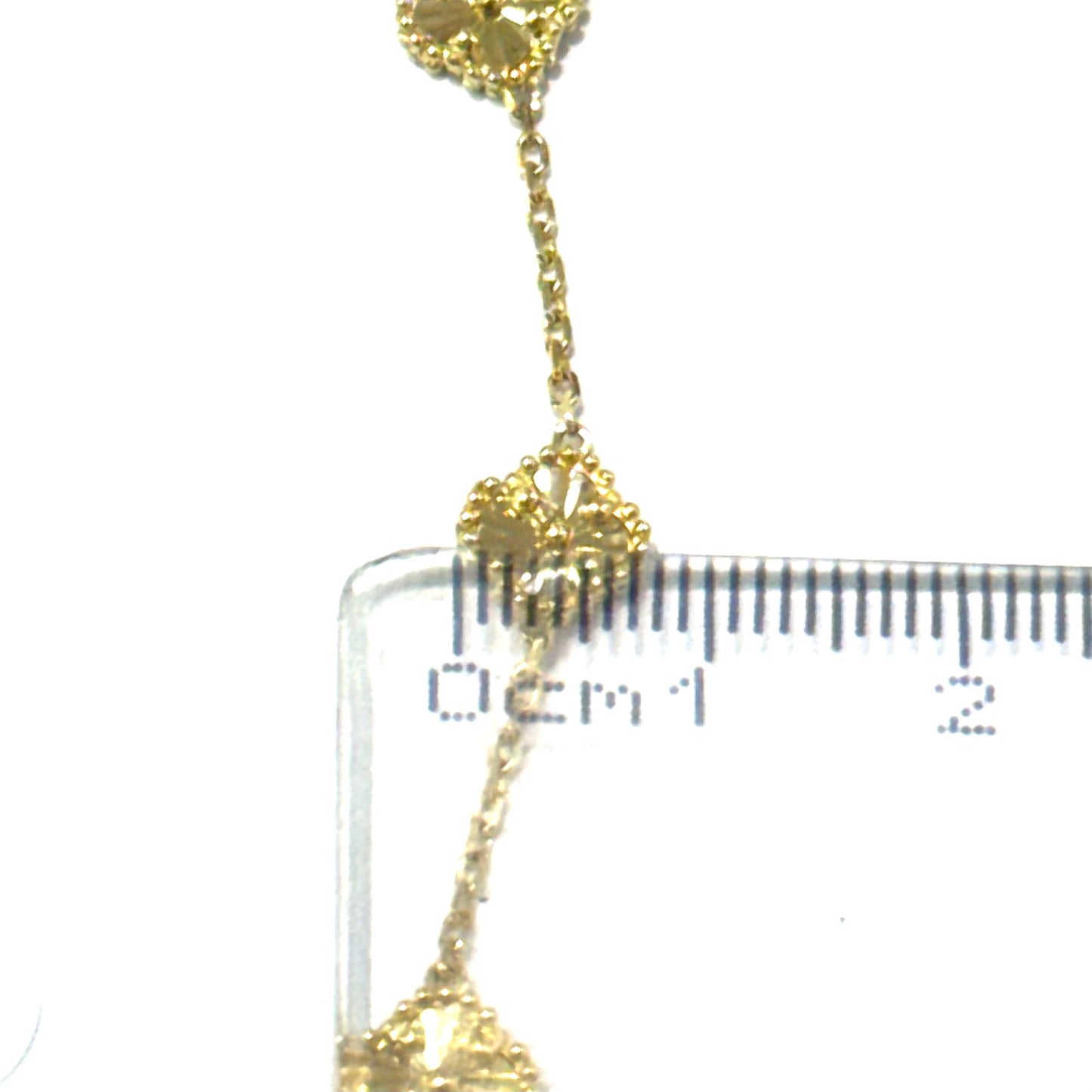 Pulsera Chica Trébol Oro 14K