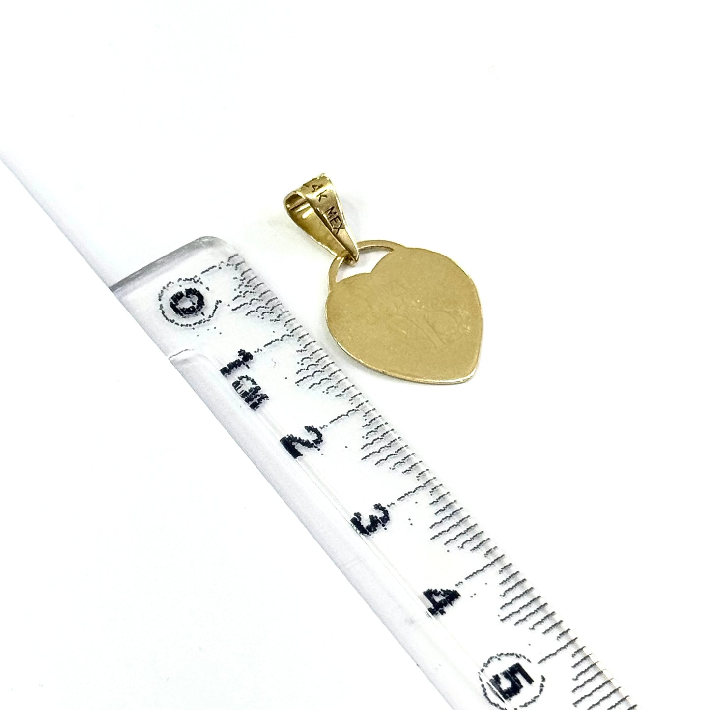 Dije Corazón cerrado Oro 14k