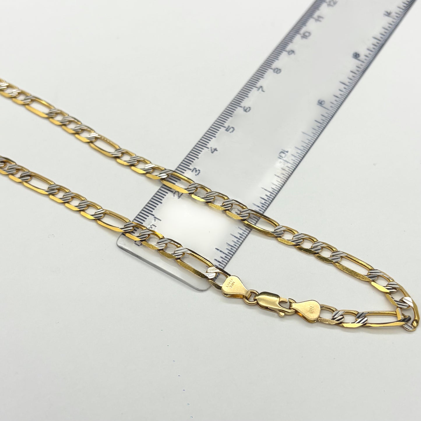 Cadena 3 x 1 tipo Cartier Sólida Oro 14k