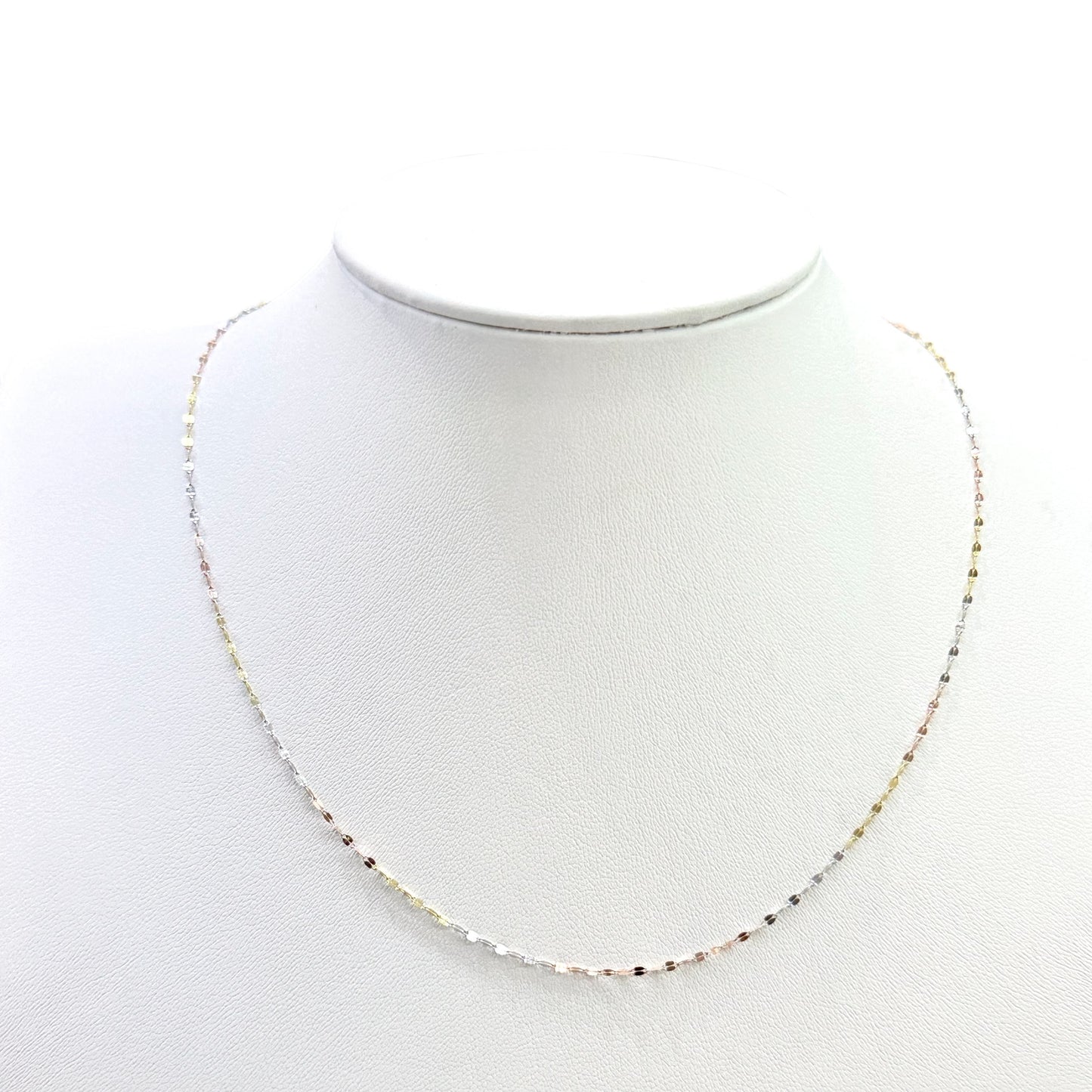 Cadena Granito de Café Oro Florentino 14k