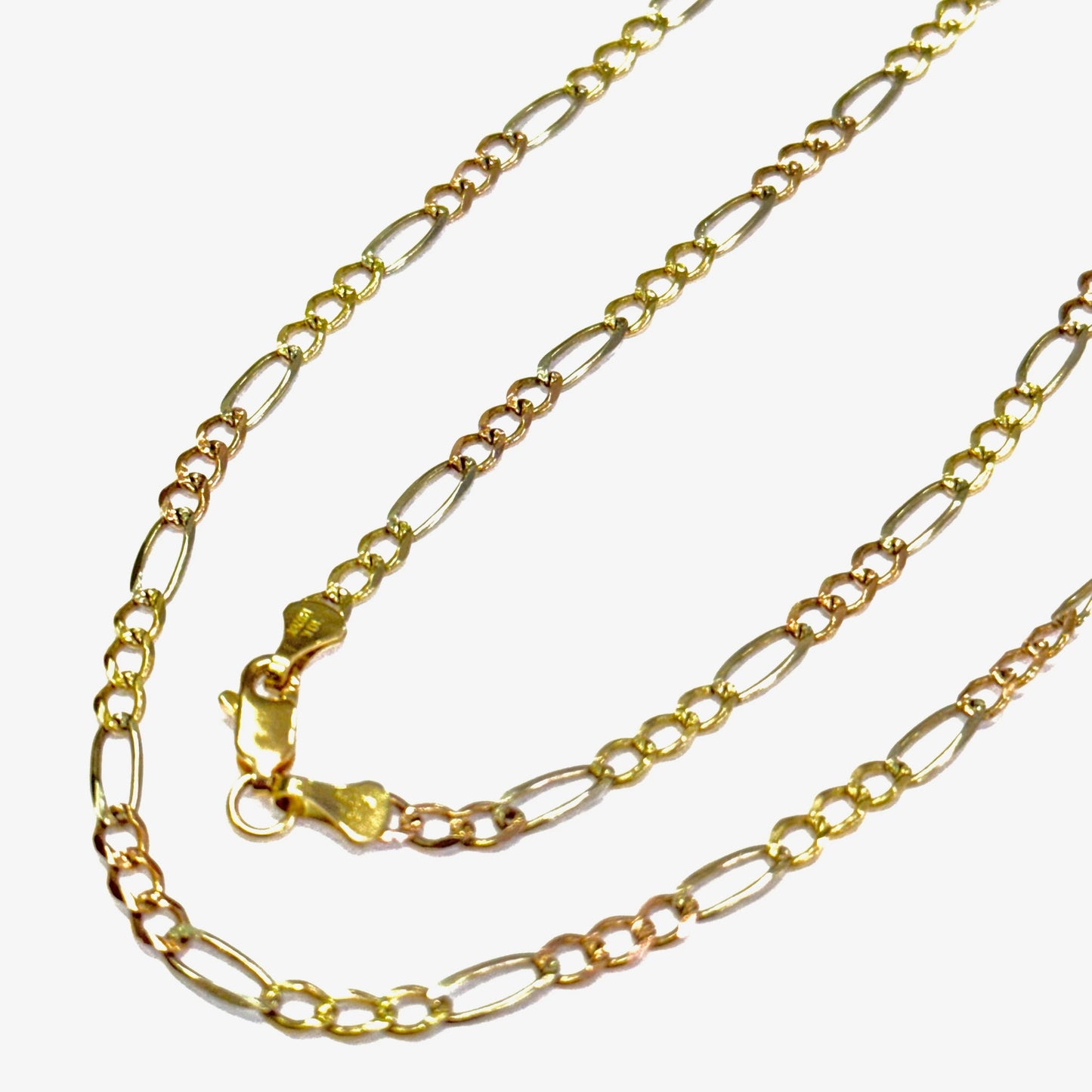 Cadena 3x1 Oro Sólido Florentino 10 k