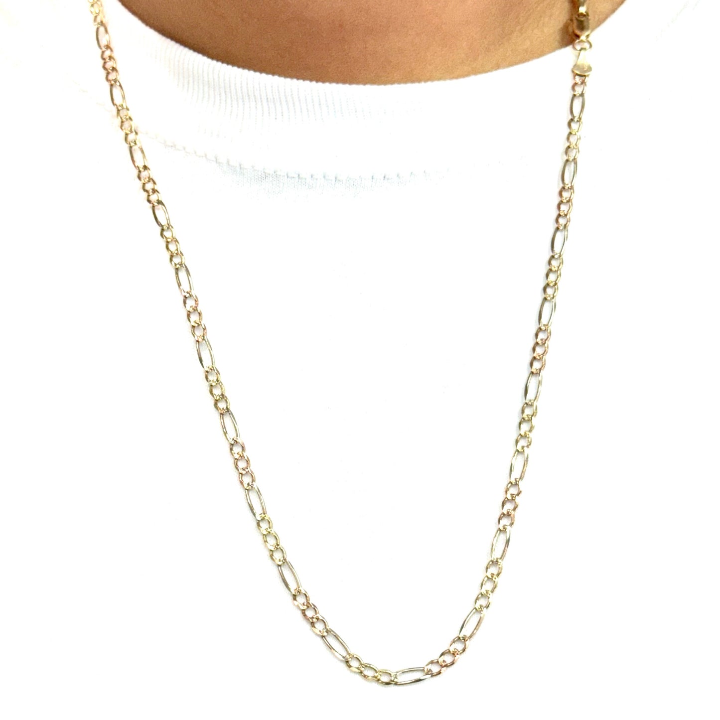 Cadena 3x1 Oro Sólido Florentino 10 k