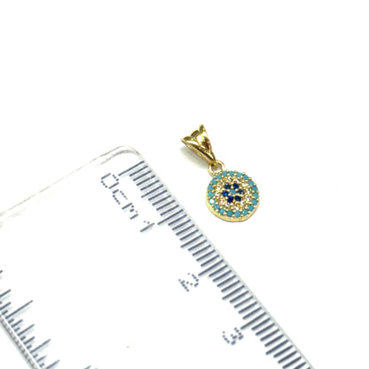 Dije ojito turco Oro 14k