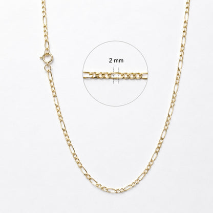 Cadena 3x1 Oro 14k