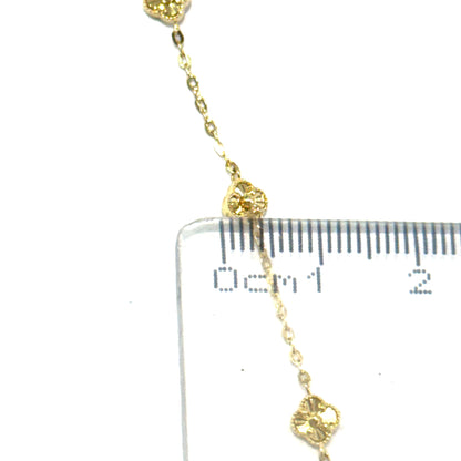 Pulsera Trébol mini Oro 14K