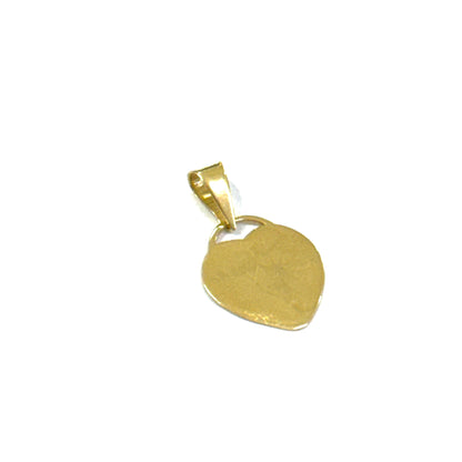 Dije Corazón cerrado Oro 14k