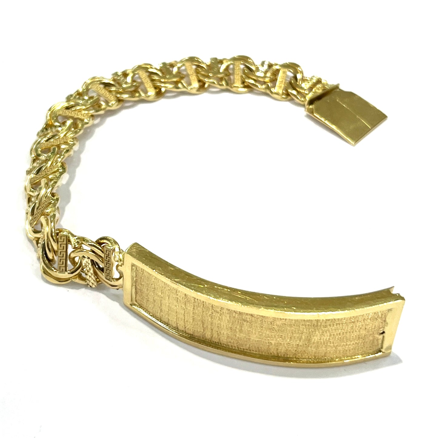 Esclava Tejido Grecas Oro 14K