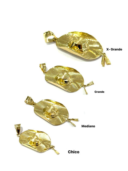 Sombrero Mexicano mediano Oro 14k