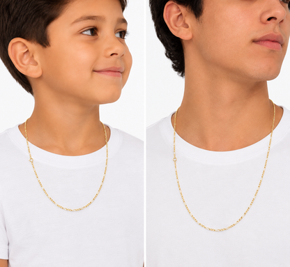 Cadena 3x1 Oro 14k