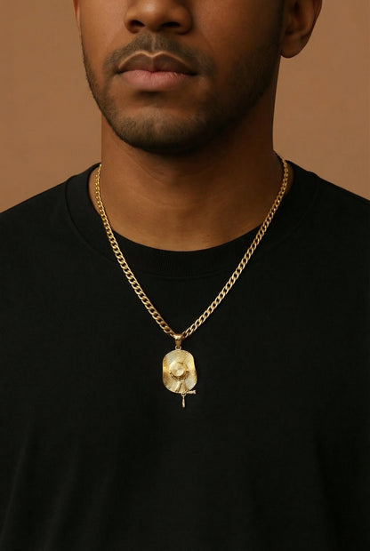 Sombrero Mexicano mediano Oro 14k