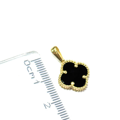 Dije Trébol negro Grande