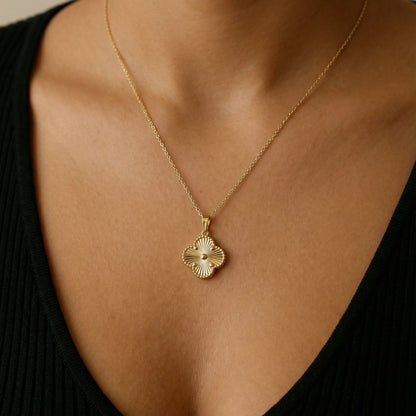 Dije Trébol G Oro 14k