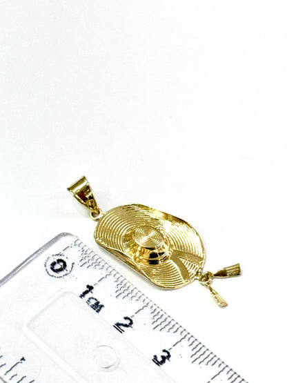 Sombrero Mexicano chico Oro 14k