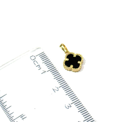 Dije Trébol mediano Oro 14k