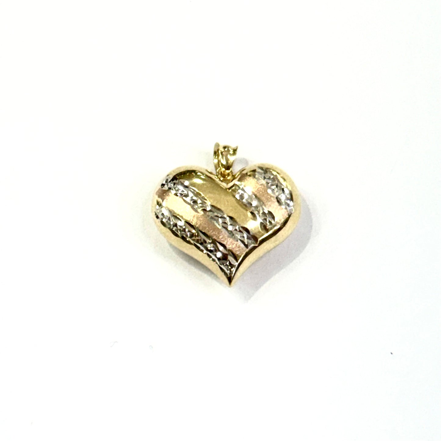 Corazón G aglobado Oro 14k