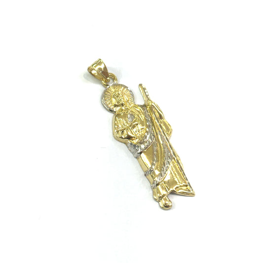 San Judas 1 vista Oro 14k