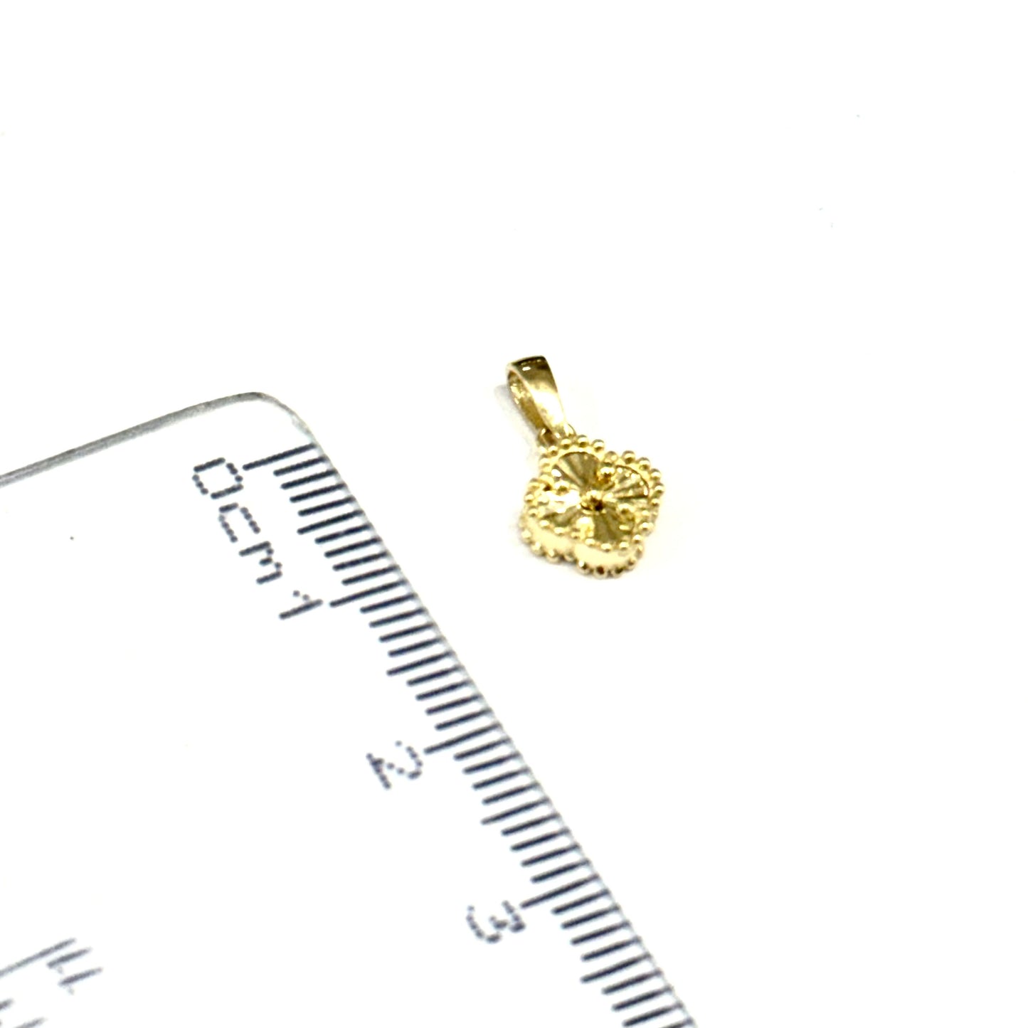 Dije Trébol Mini Oro 14K