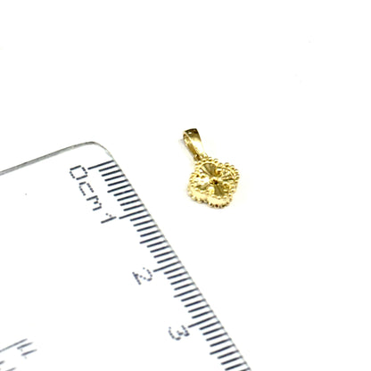 Dije Trébol Mini Oro 14K