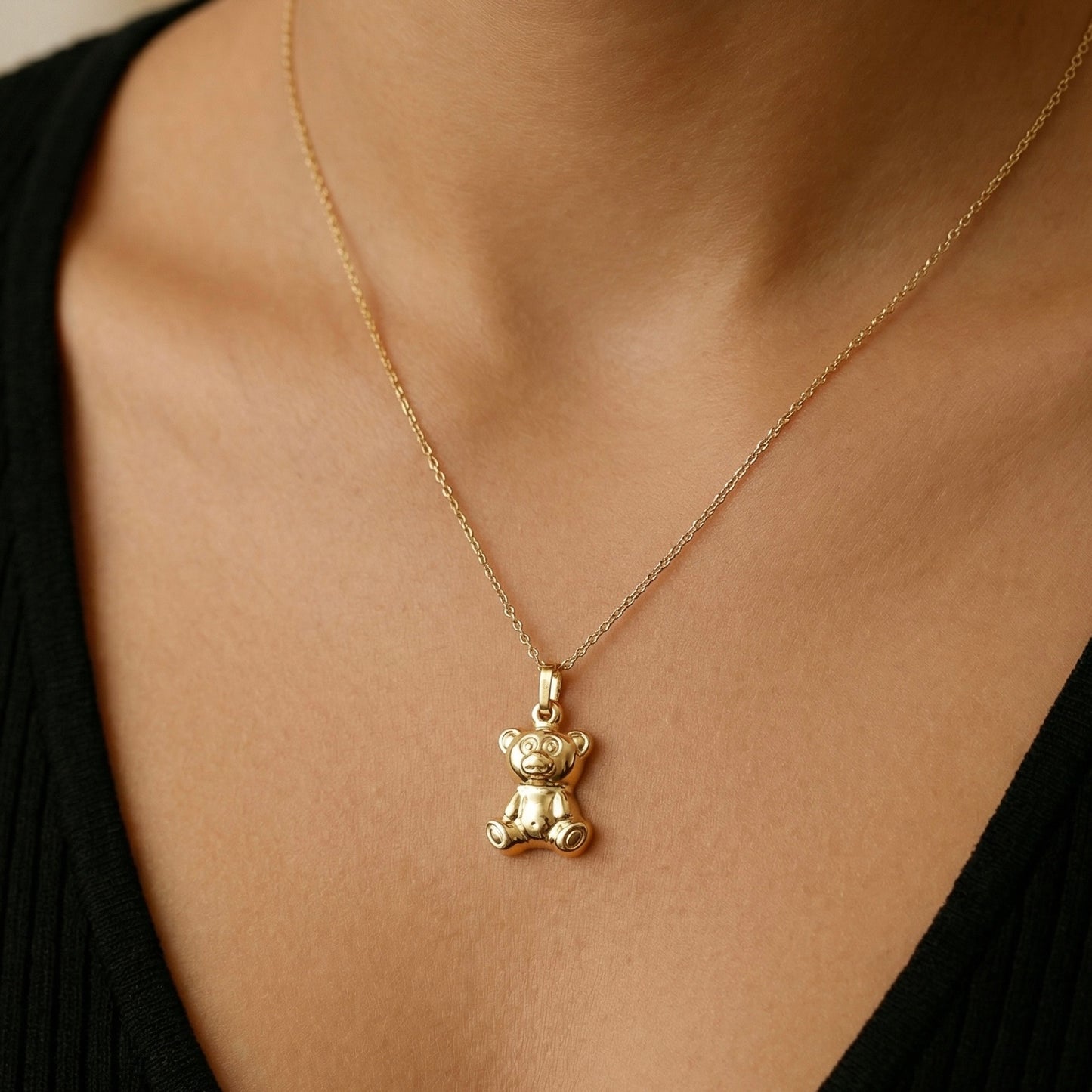 Dije Oso mini Oro 14k
