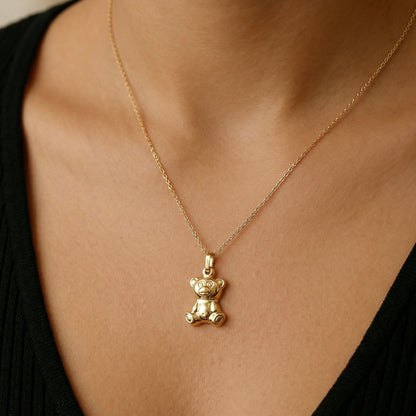 Dije Oso mini Oro 14k