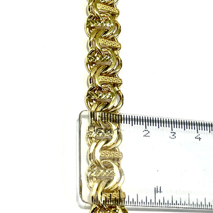 Esclava Tejido Grecas Oro 14K