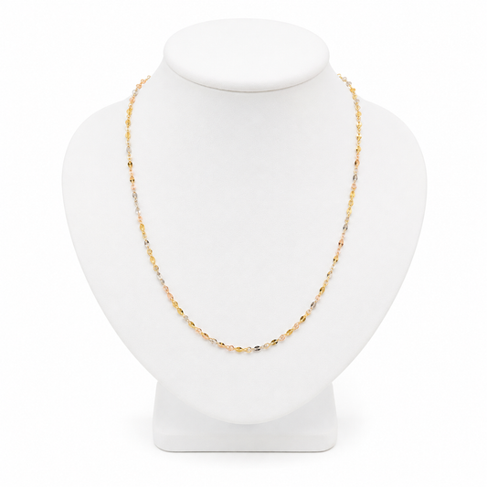 Cadena Espiga Oro 14k