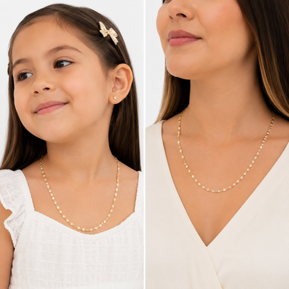 Cadena Valentino oro 14k