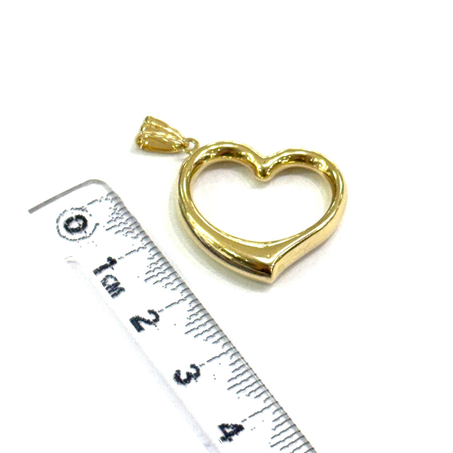 Dije Corazón Silueta Oro 14k