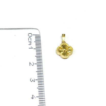 Dije Trébol mediano oro 14k