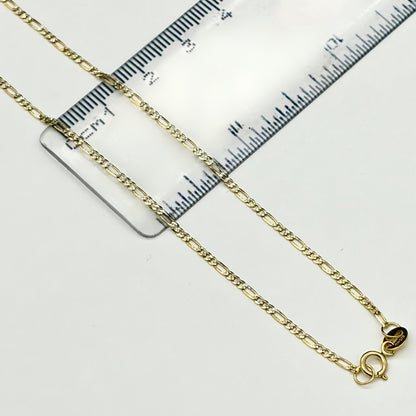 Cadena 3 x 1 tipo Cartier Sólida Delgada Oro 14k