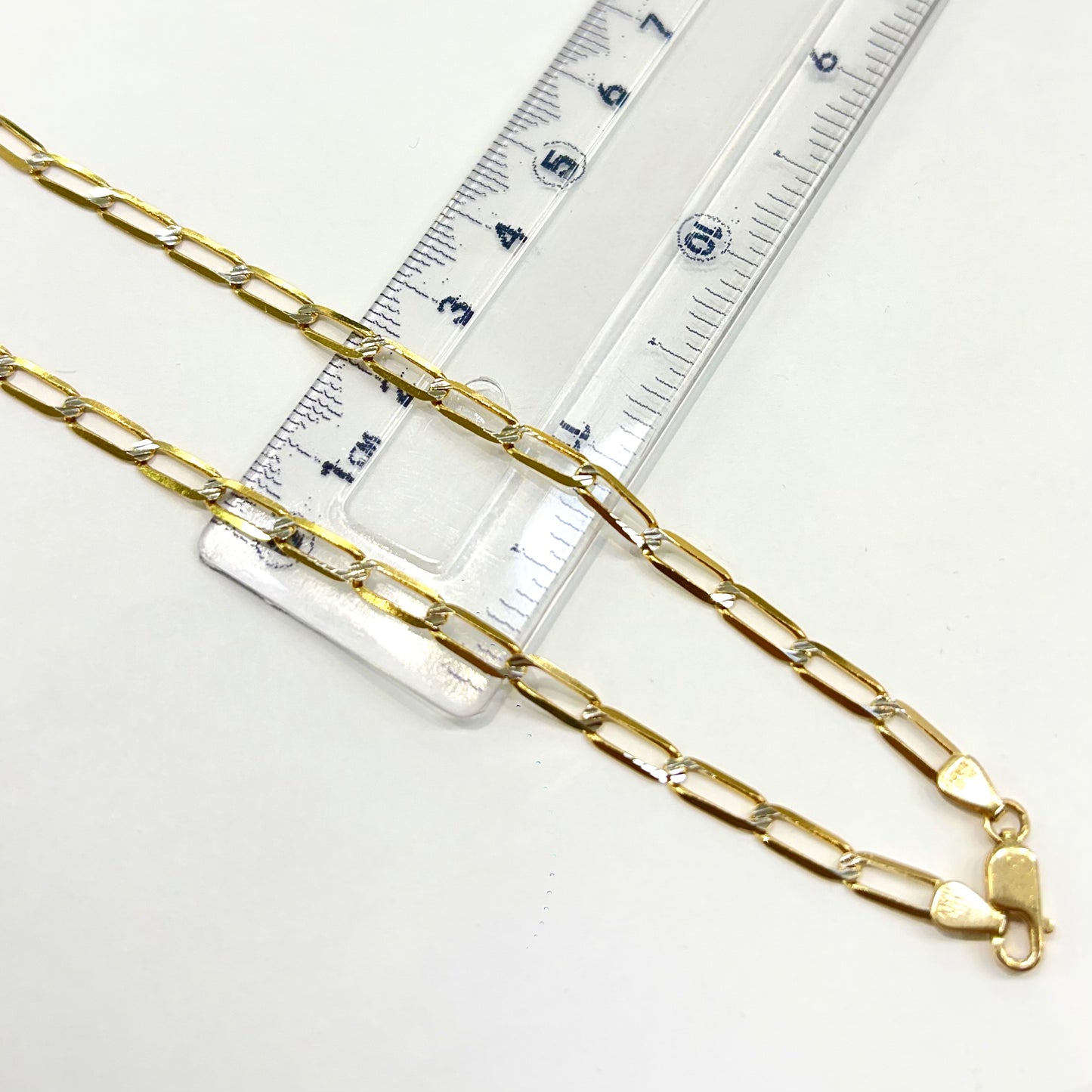 Cadena Inglesa Sólida Oro 14k