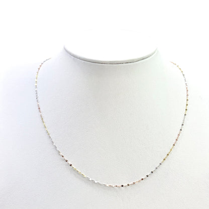 Cadena Granito de Café Oro Florentino 14k