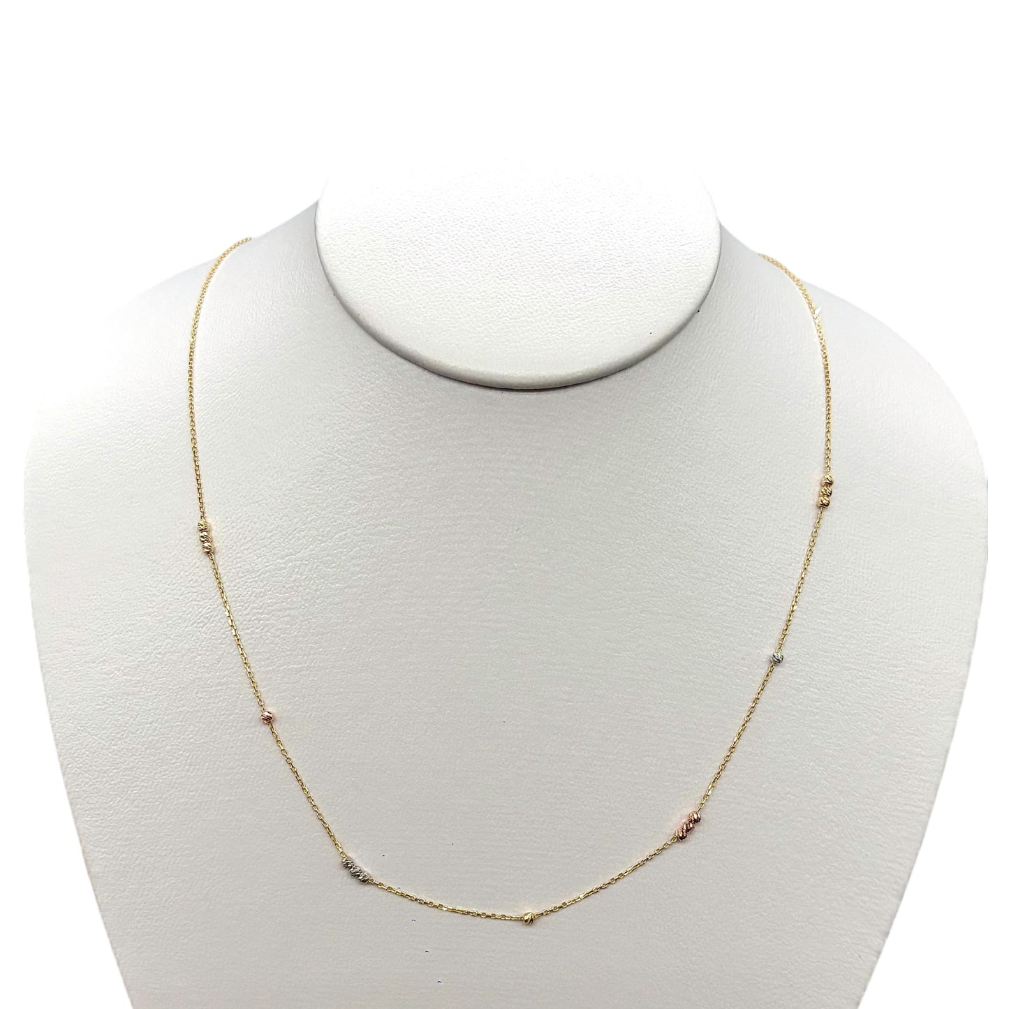 Gargantilla Destellos Sutiles Oro 14 k