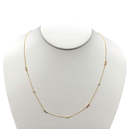 Gargantilla Destellos Sutiles Oro 14 k