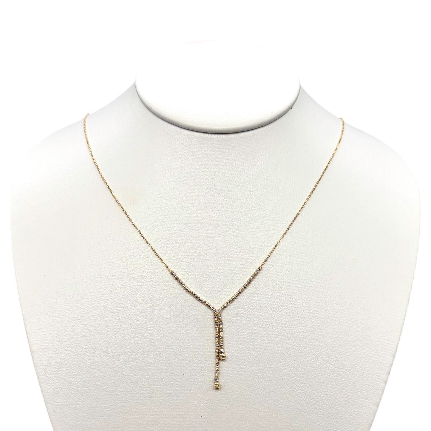 Gargantilla Gota Dorada Oro 14 k