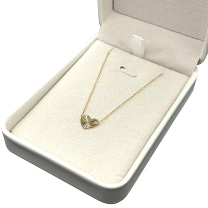 Gargantilla Corazón Radiante 14 k