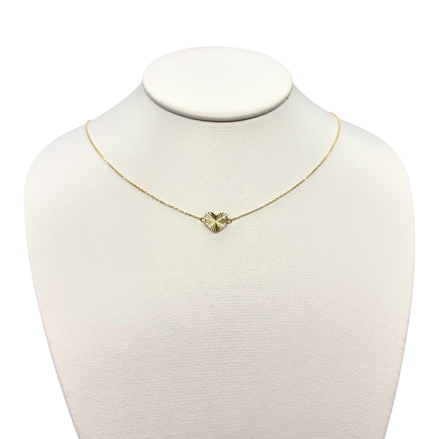 Gargantilla Corazón Radiante 14 k