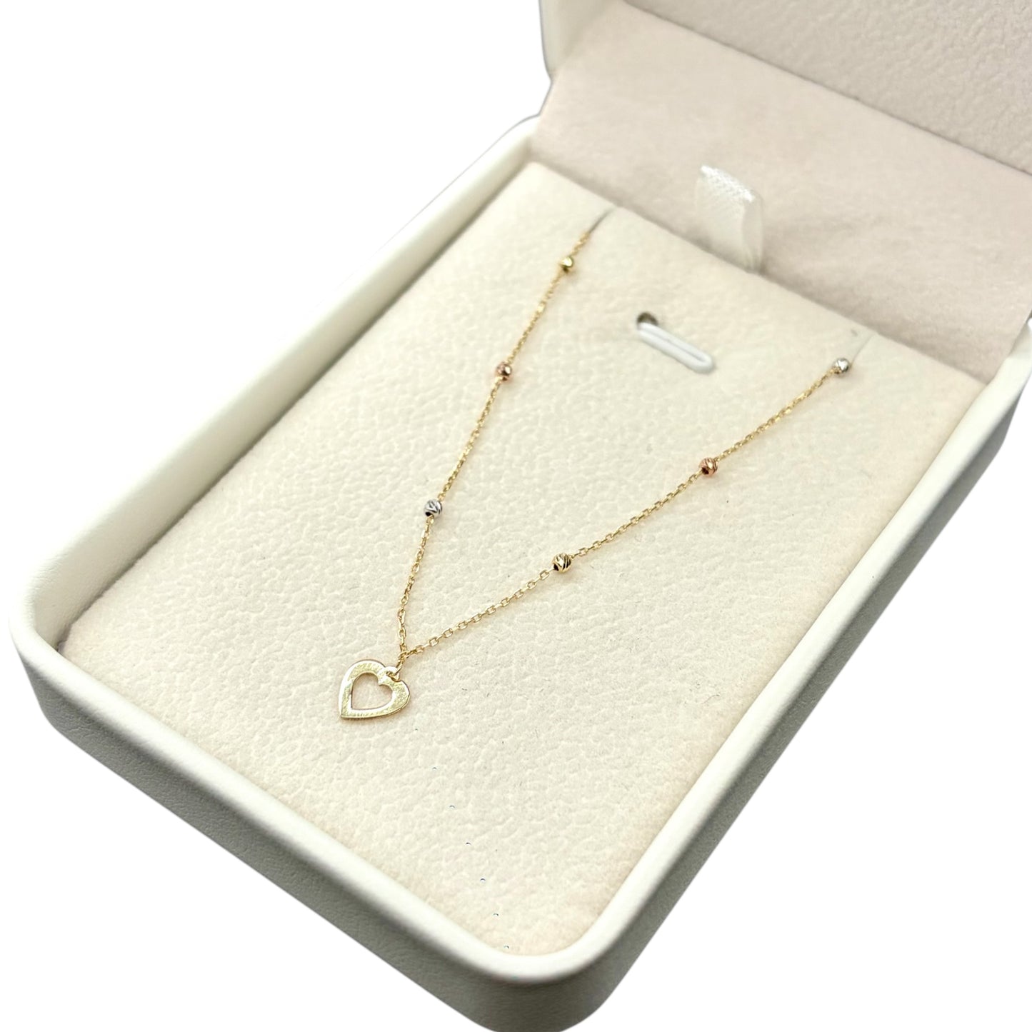 Gargantilla Corazón Sutil 14 k