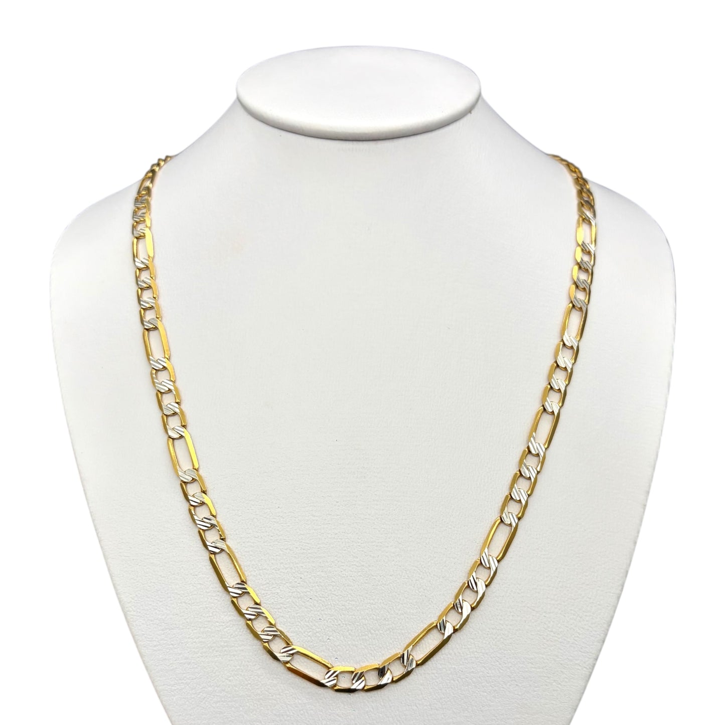 Cadena 3 x 1 tipo Cartier Sólida Oro 14k