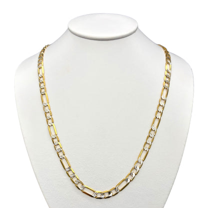 Cadena 3 x 1 tipo Cartier Sólida Oro 14k