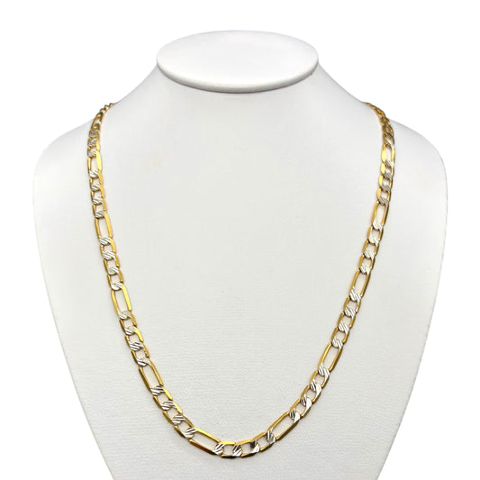 Cadena 3 x 1 tipo Cartier Sólida Oro 14k