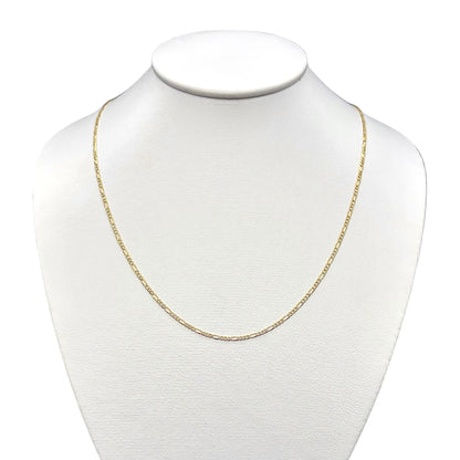 Cadena 3 x 1 tipo Cartier Sólida Delgada Oro 14k