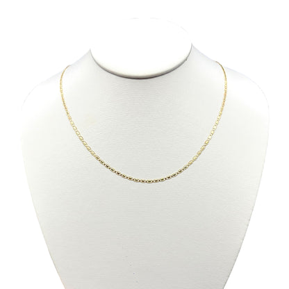 Cadena Navaja Delgada Sólida Oro 14k