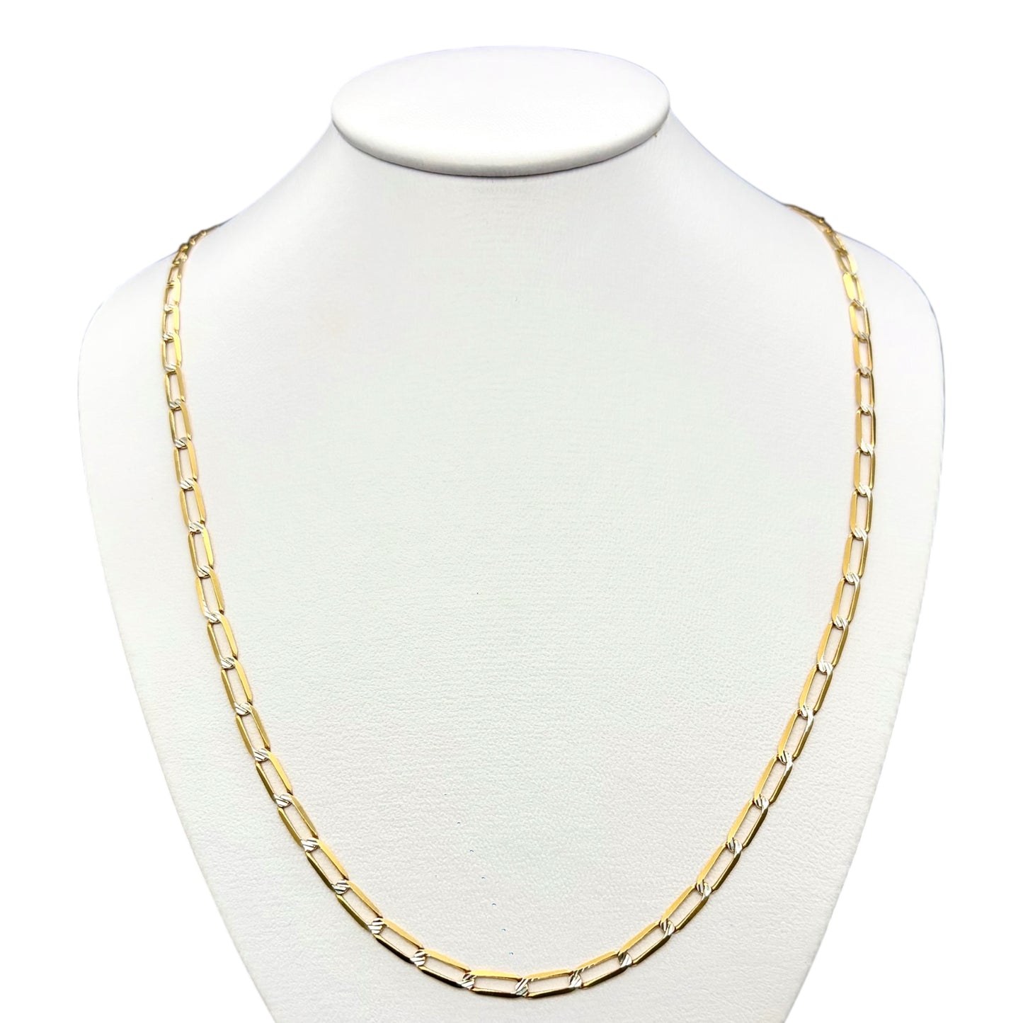 Cadena Inglesa Sólida Oro 14k