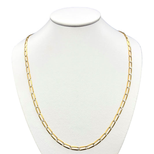 Cadena Inglesa Sólida Oro 14k